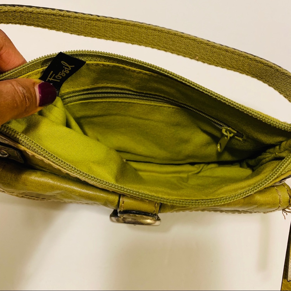 Fossil Mini Bag in Mustard Yellow - Picture 6 of 8